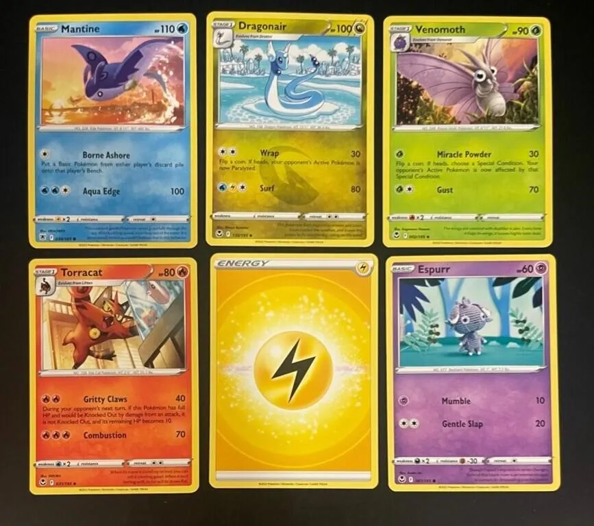 Pokemon TCG Cards - 6pc Assortment