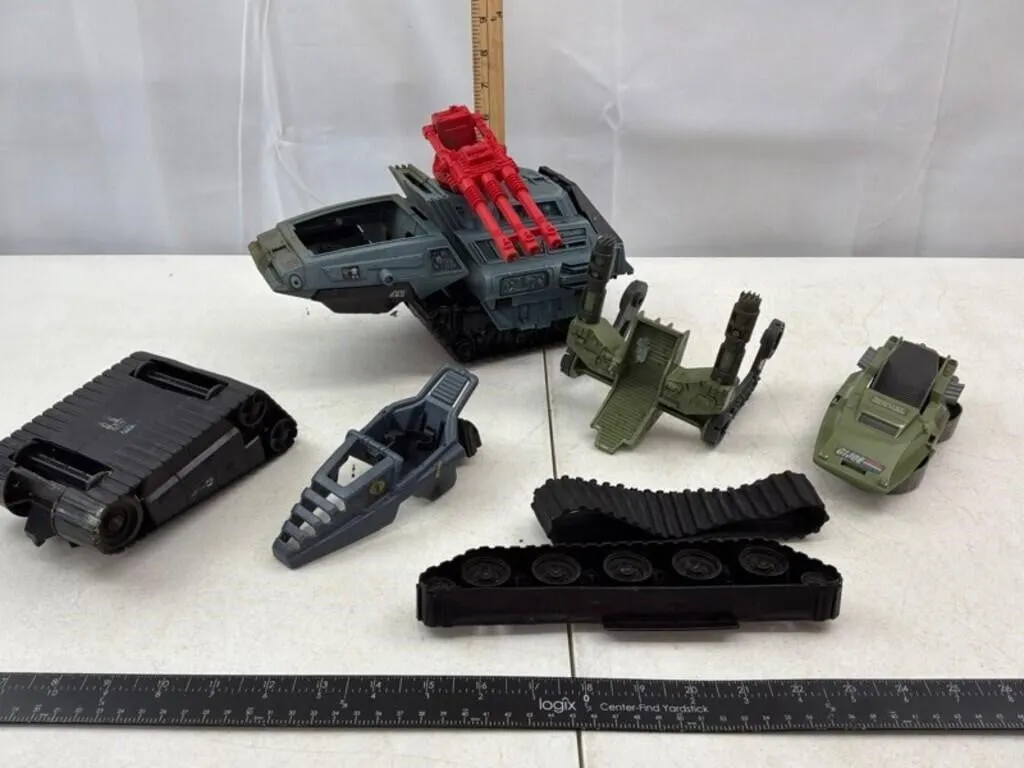 Vintage GI Joe Vehicles & Parts (6pc)