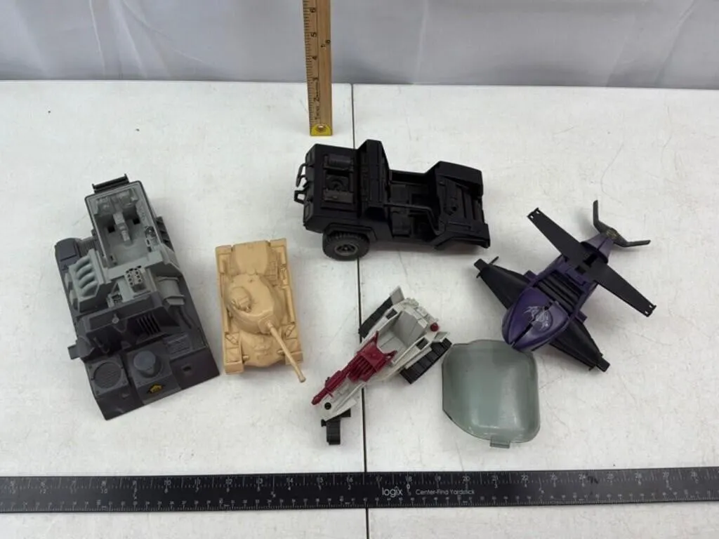 Mixed Toy Military Vehicles (Lot of 4)