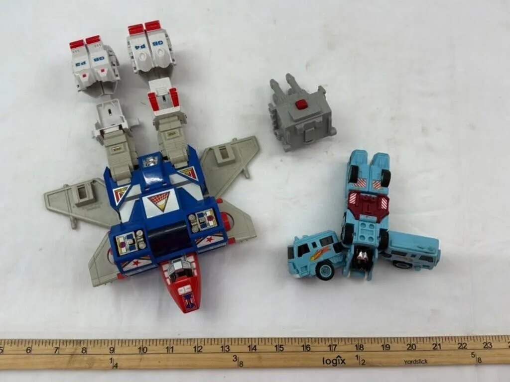 Vintage Transforming Toys & Accessory (3pc)
