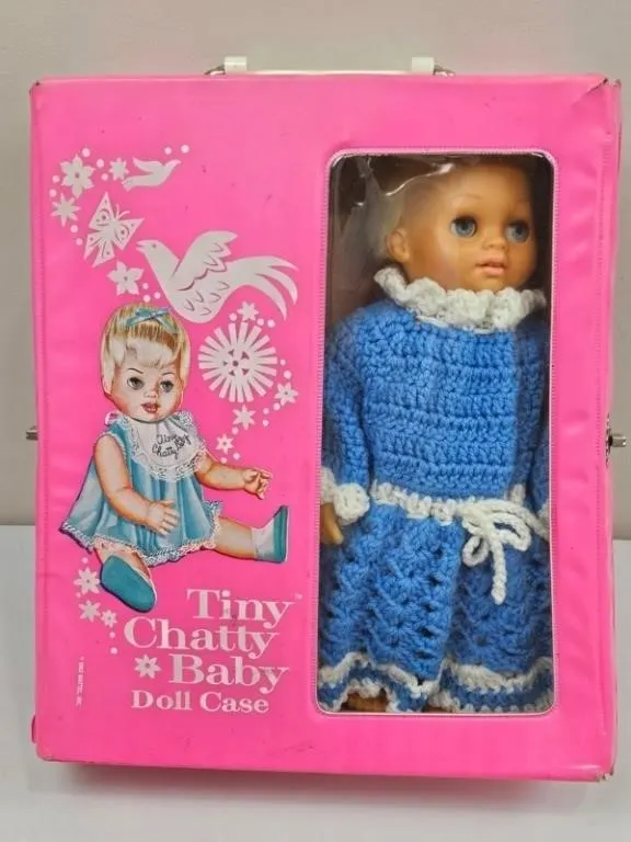 Vintage 1963 Mattel Tiny Chatty Baby Doll