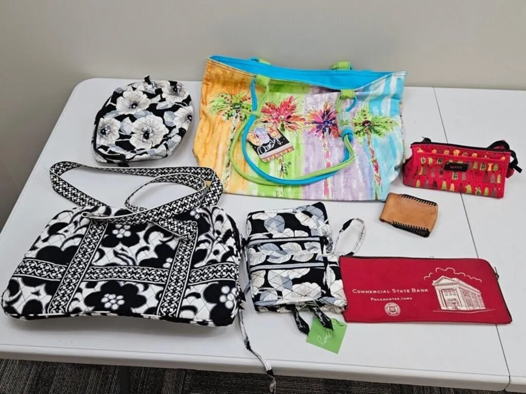 Assorted Handbags & Pouches (Lot of 7)