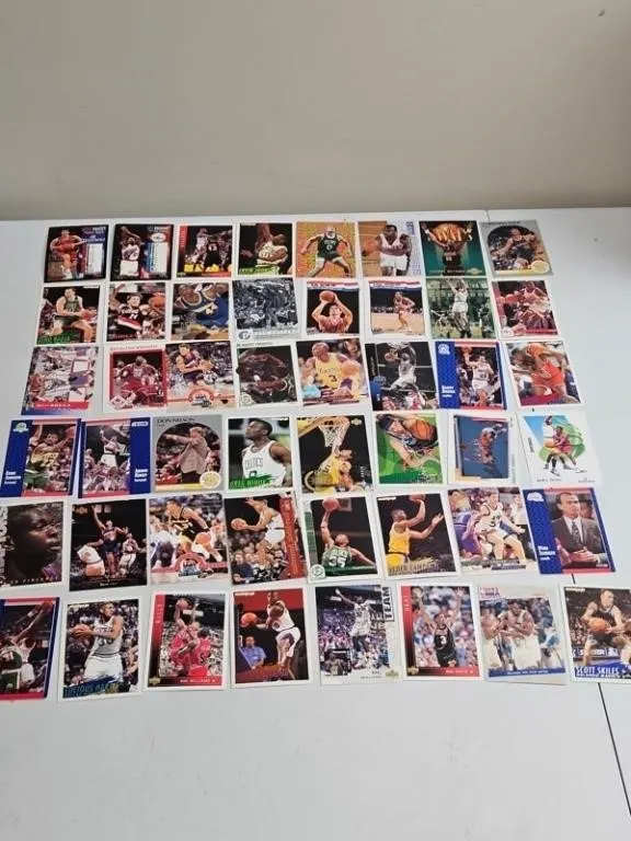 Vintage Basketball Trading Cards Approx. 50pc