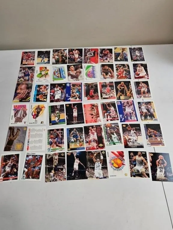 Vintage 1990s Basketball Card Collection