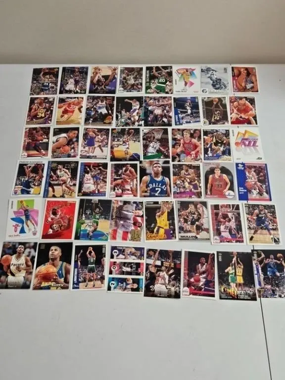 Vintage NBA Basketball Trading Cards (Lot of 49)