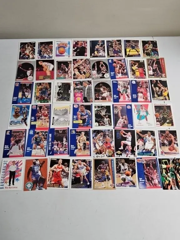 Vintage 1990s Basketball Cards (Lot of 48)