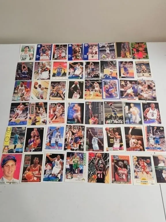 Vintage Basketball Trading Cards (Lot of 48)