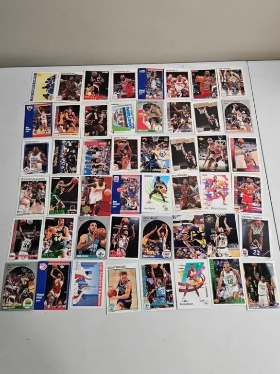 Vintage NBA Basketball Cards (Lot of 48)
