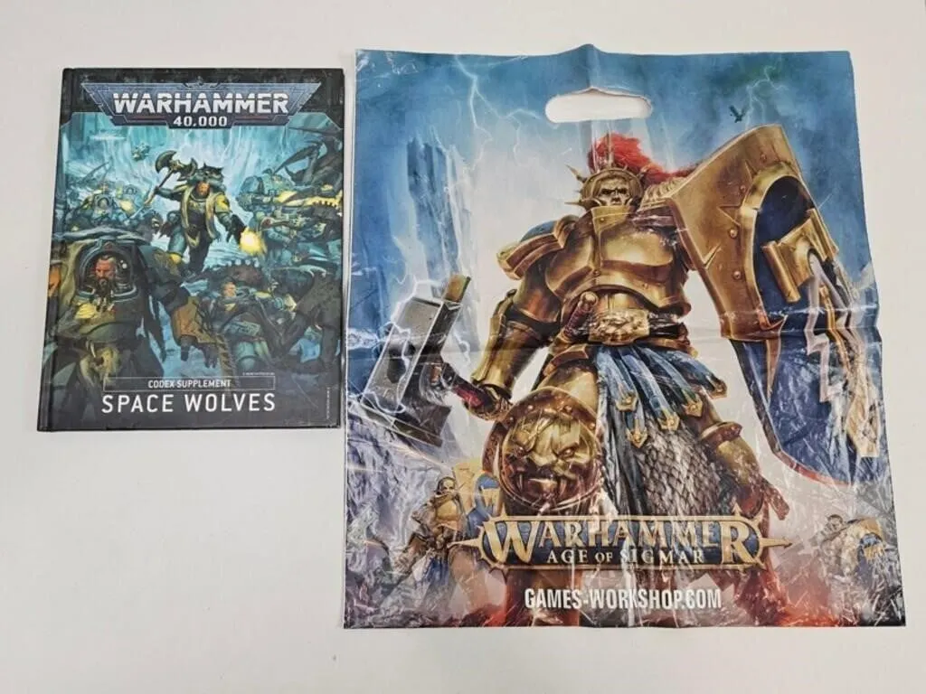 Warhammer Space Wolves Codex & AoS Bag 2pc