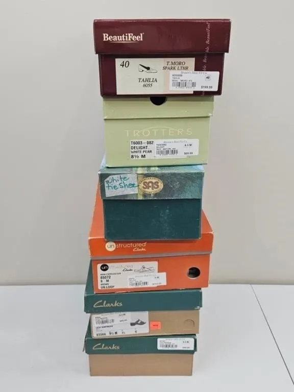 BeautiFeel, Trotters, SAS & Clarks (4 Pairs)