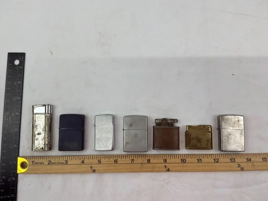 Mixed Pocket Lighter Assortment (Lot of 7)