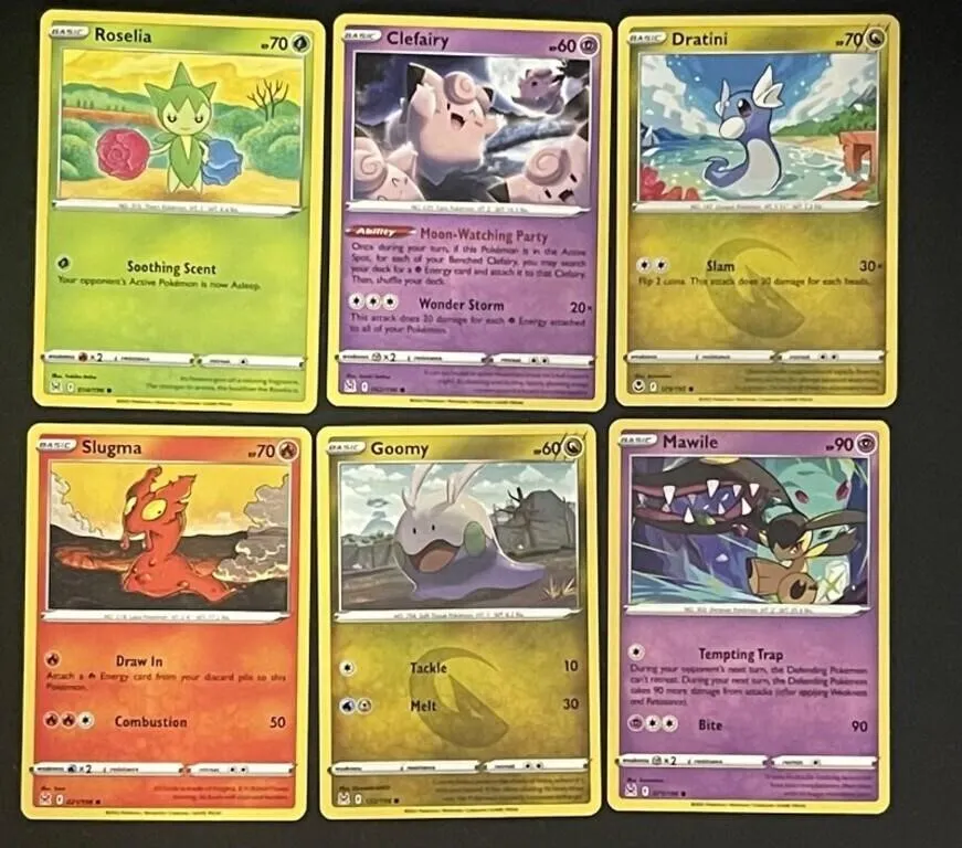 Pokemon Trading Cards (Lot of 6)