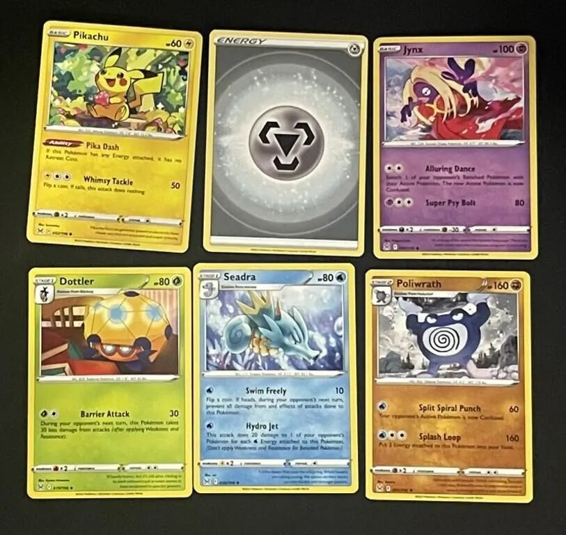 Pokemon Trading Cards (Lot of 6)