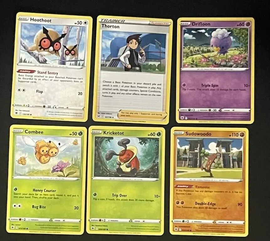 Pokemon Trading Cards - 6pc Assortment