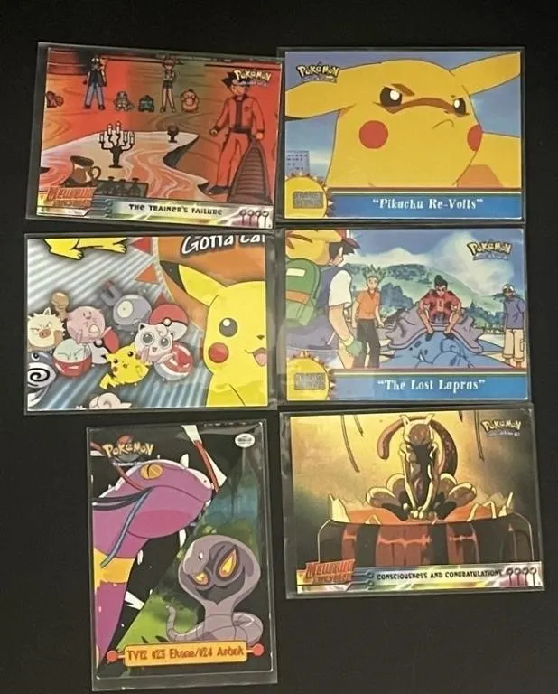 Pokemon Topps Trading Cards (Lot of 6)