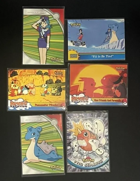 Pokemon Topps Animation Cards (Lot of 6)
