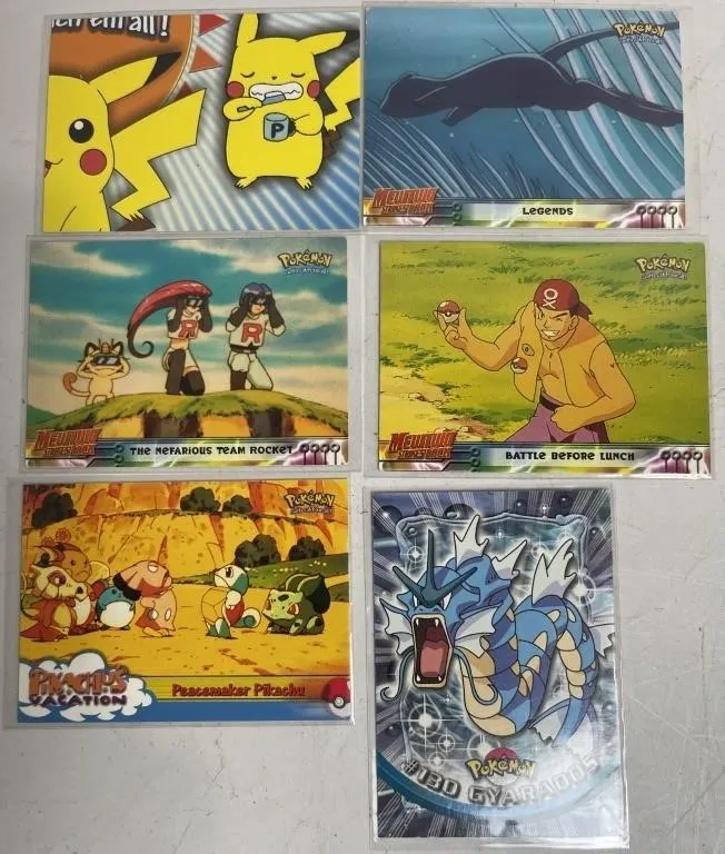 Pokemon Trading Cards - 6pc Assortment