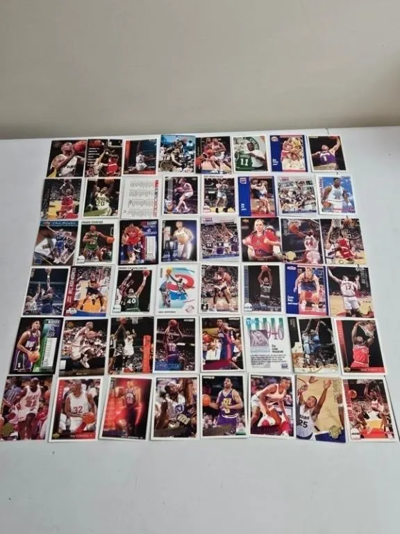 Vintage NBA Basketball Cards (Lot of 48)