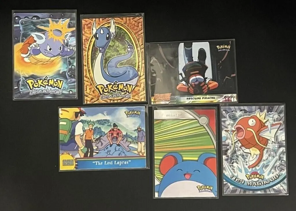 Vintage Topps Pokemon Cards (Lot of 6)