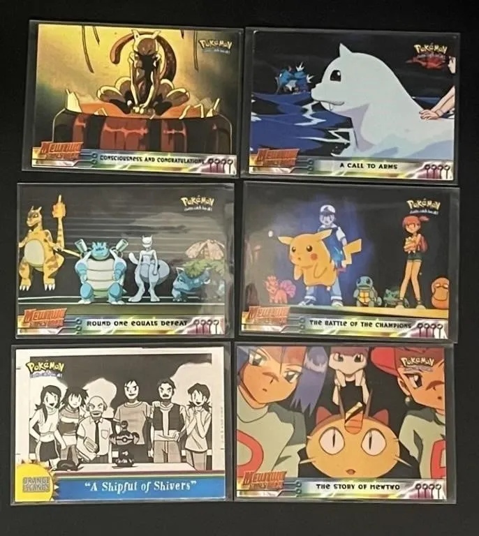Pokemon Mewtwo Returns Topps Cards (Lot of 6)