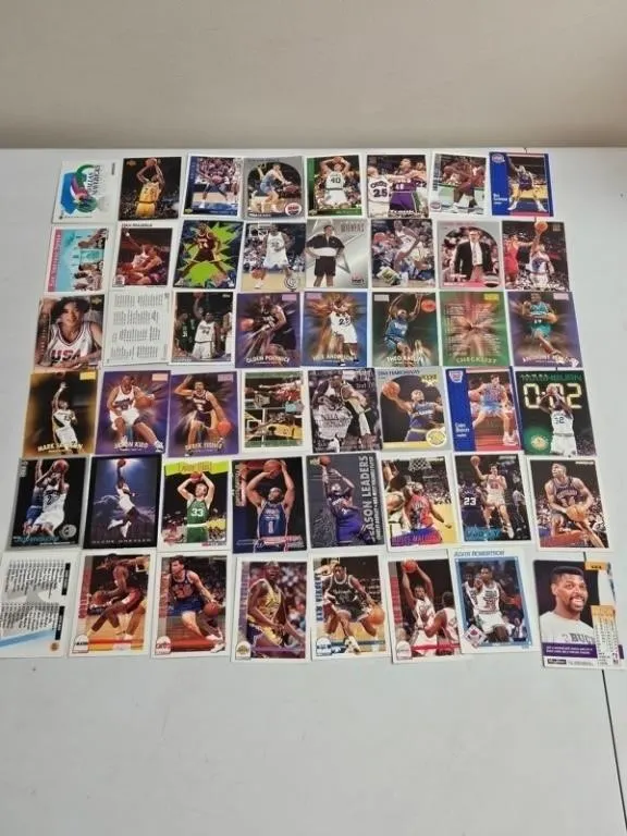 Vintage Basketball Trading Cards (Lot of 56)