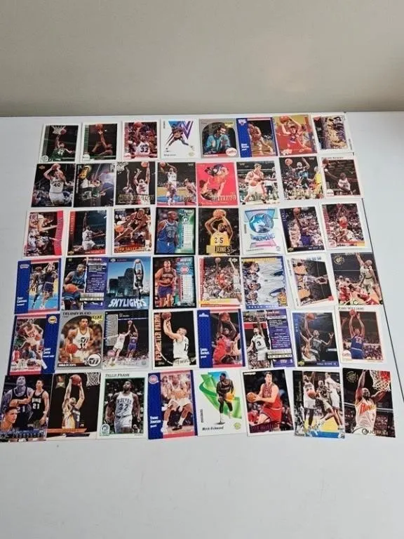 1990s NBA Basketball Cards (Lot of 56)
