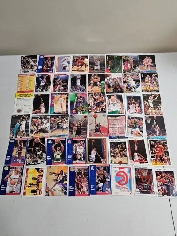 Vintage Basketball Trading Card Collection 50+