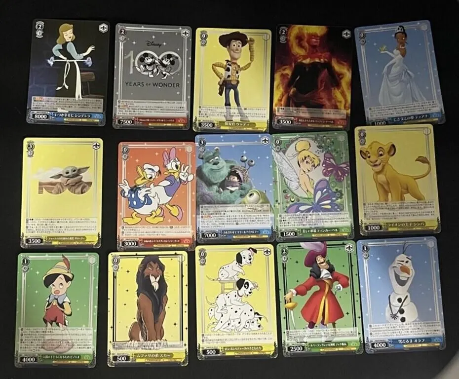 Disney Character Trading Cards - Japanese (15pc)