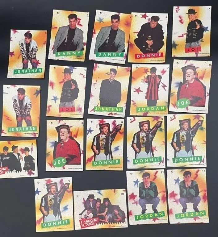 New Kids on the Block Trading Cards (Lot of 19)