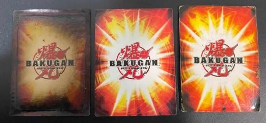 Vintage Bakugan Battle Brawlers Cards (Lot of 3)