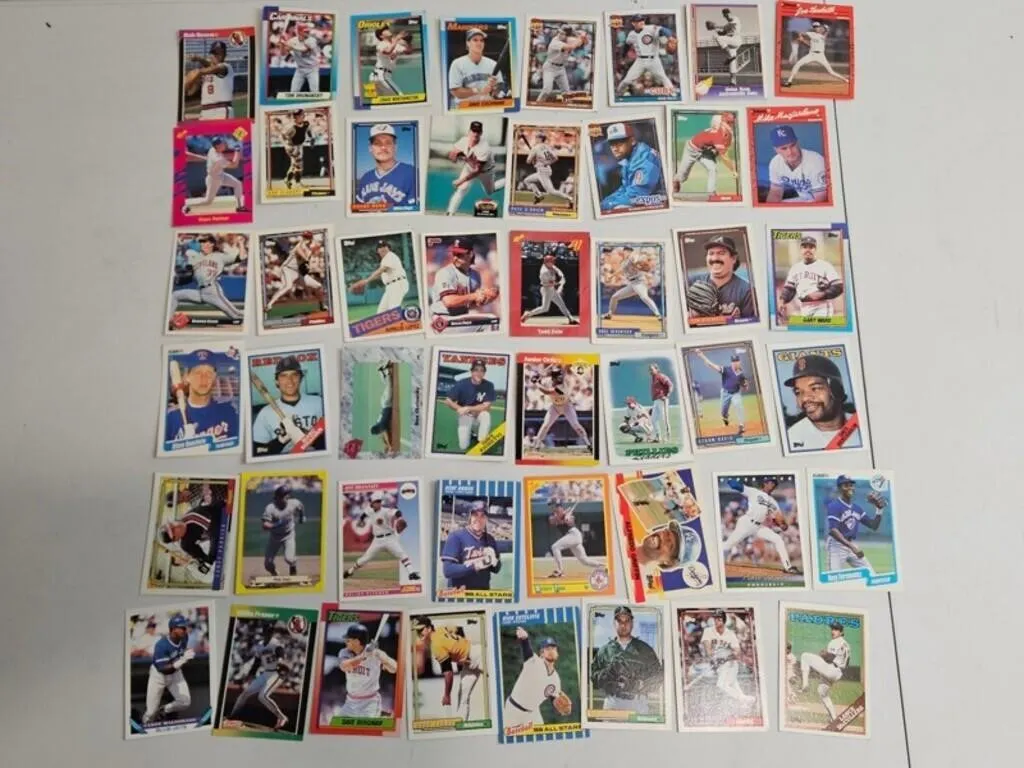 Vintage Baseball Card Collection (Lot of 48)