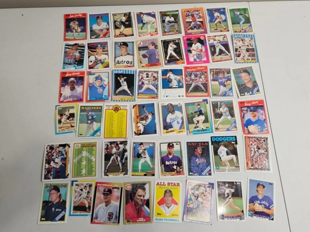 Vintage Baseball Card Collection 50+ Cards