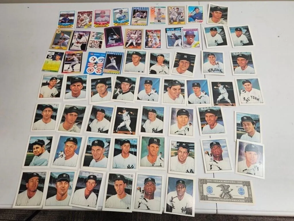Vintage Baseball Cards - Yankees & More