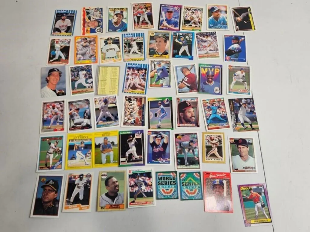 Vintage Baseball Card Collection - 48pc
