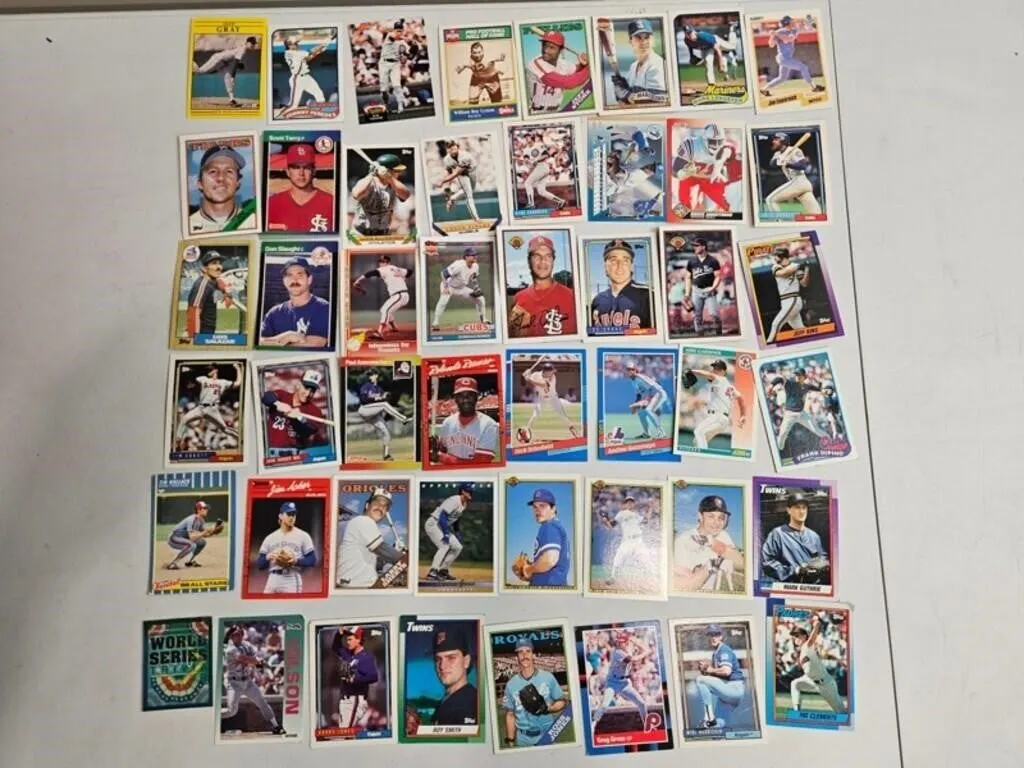Vintage Sports Trading Cards (48pc)