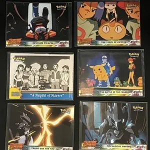 Pokemon Illustrated Collector Cards (Lot of 6)