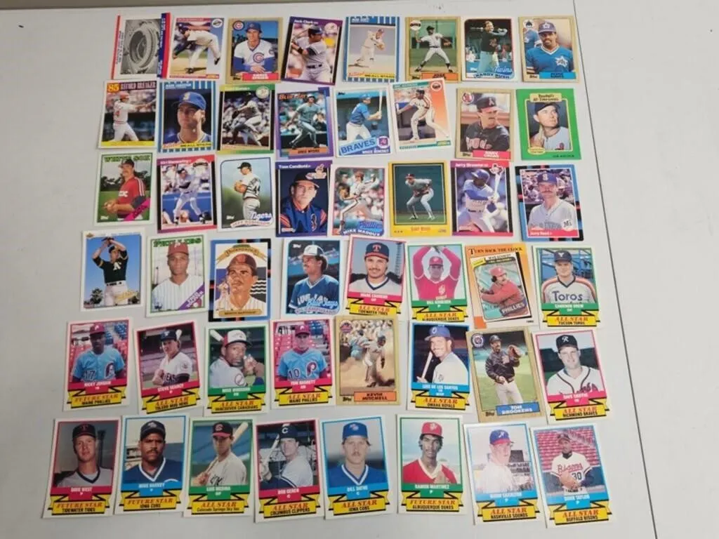Vintage Baseball Card Collection (Approx. 45pc)