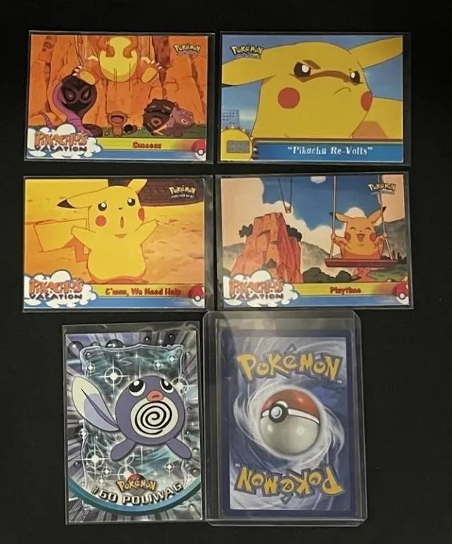 Pokemon & Topps Trading Cards (Lot of 6)