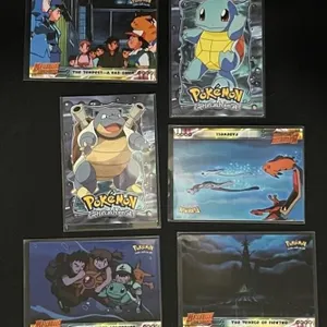Vintage Topps Pokemon Trading Cards (6pc)