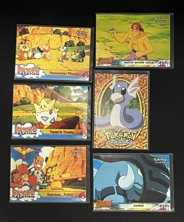 Pokemon Topps Trading Cards (Lot of 6)