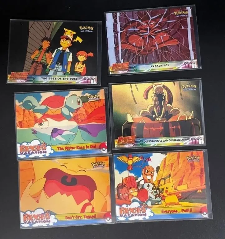 Pokemon Topps Movie Animation Cards (6pc)