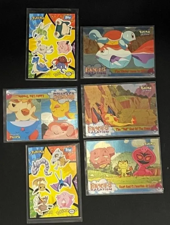 Pokemon Topps The First Movie Cards (Lot of 6)