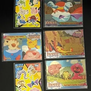 Pokemon Topps The First Movie Cards (Lot of 6)
