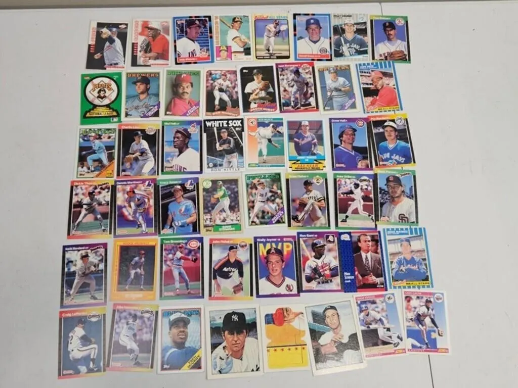 Vintage Mixed 1980s Baseball Cards (Approx. 45pc)