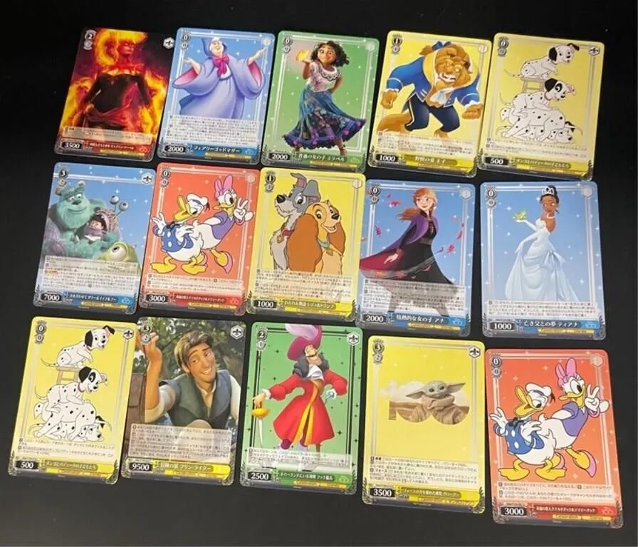 Disney Character Trading Cards (Lot of 15)