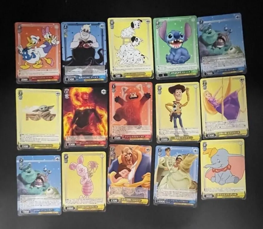 Disney Character Trading Cards (Lot of 15)
