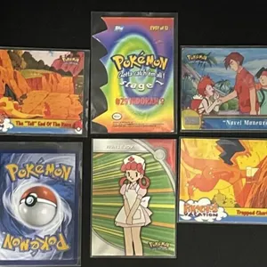 Pokemon Topps Trading Cards - 6pc