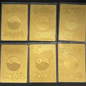 6pc Gold Pokemon GX V VMAX Card Collection