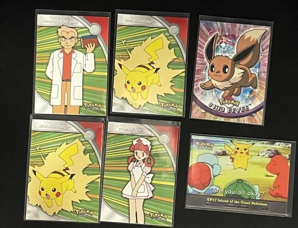 Pokemon Topps Character Cards & EP17 (Lot of 6)