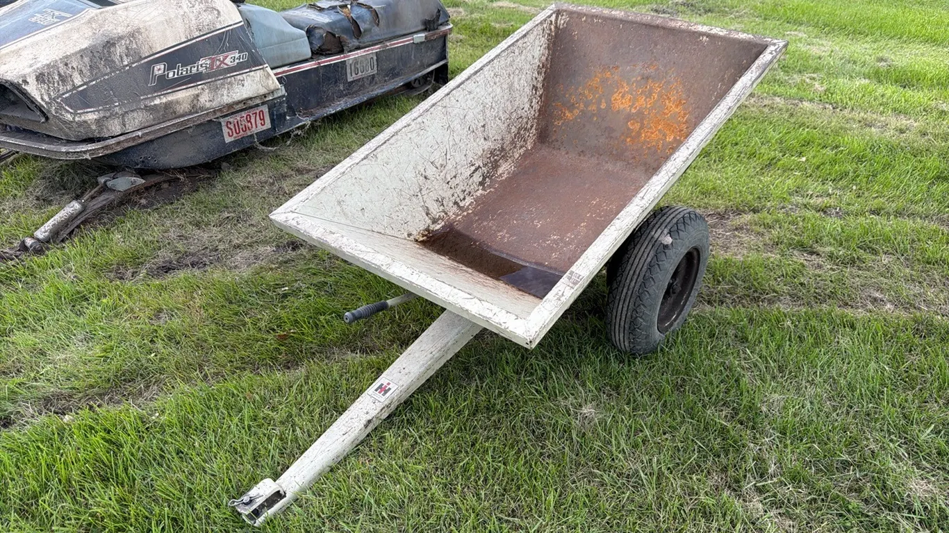 International PT utility dump trailer